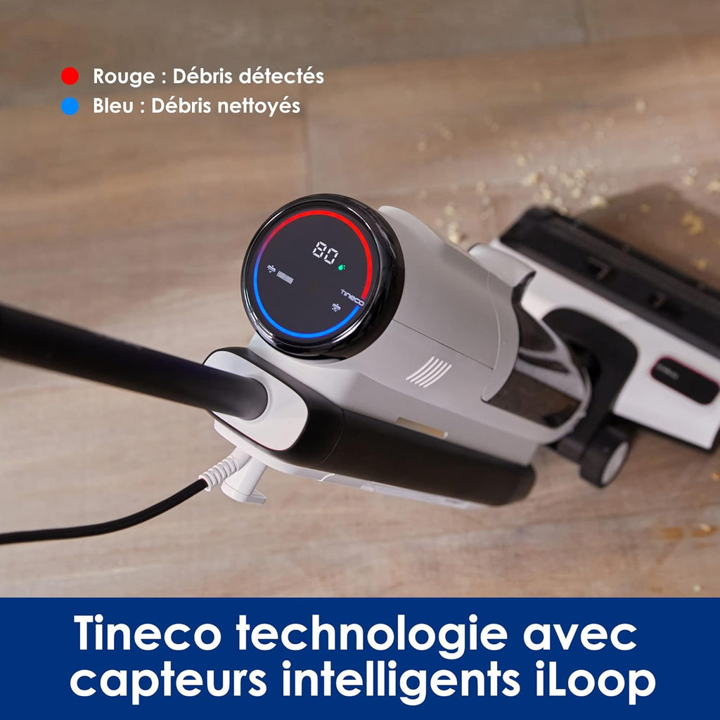 Tineco Floor One S5 Steam Limpiador a vapor caliente para suelos duros con pantalla digital, perfecto para suciedad difícil, limpieza sin productos químicos con cable