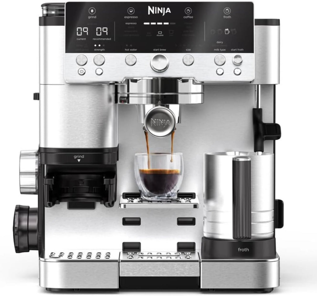 Ninja Luxe Premier ekspres do kawy 3 w 1, srebrny, ES601EU
