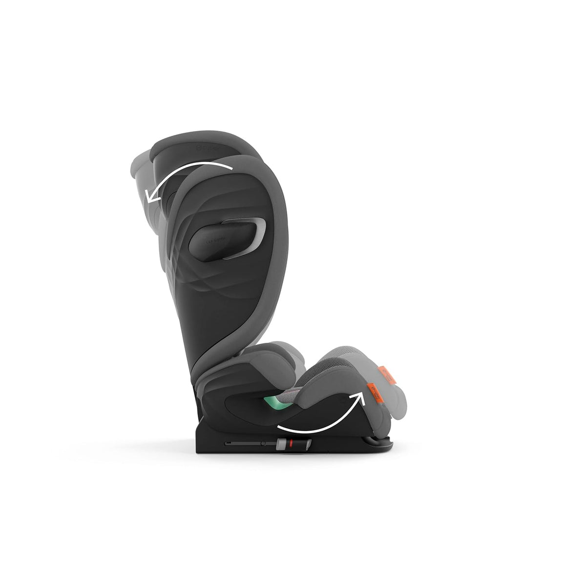 CYBEX Gold Silla de coche infantil Solution G i-Fix, para coches con y sin ISOFIX, desde aprox. 3 hasta 12 años (100 - 150 cm), desde aprox. 15 hasta 50 kg, Lava Grey