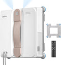 Robot limpiacristales Lydsto WL07 Max con función de pulverización, compacto, cuatro boquillas de agua ultrasónicas, limpieza de esquinas, limpiacristales eléctrico de 8000 Pa, depósito de 110 ml, 4 modos de limpieza (blanco)