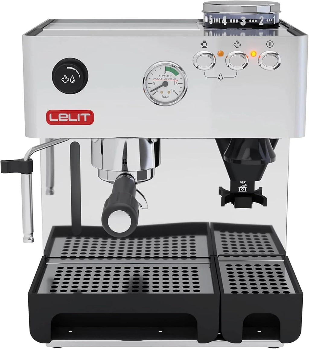 Lelit Anita Ekspres do Kawy, Srebrny, 1000W 230V