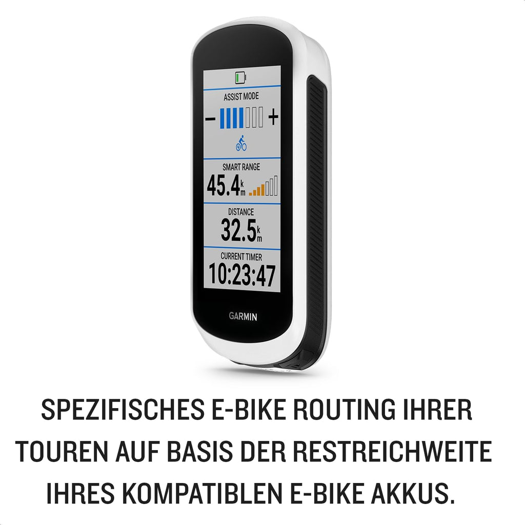 Garmin Edge Explore 2 - GPS-ciclocomputador para cicloturismo y e-bikes, pantalla táctil de 3", fácil manejo, rutas específicas para e-bikes, mapa de Europa preinstalado y hasta 16 horas de autonomía