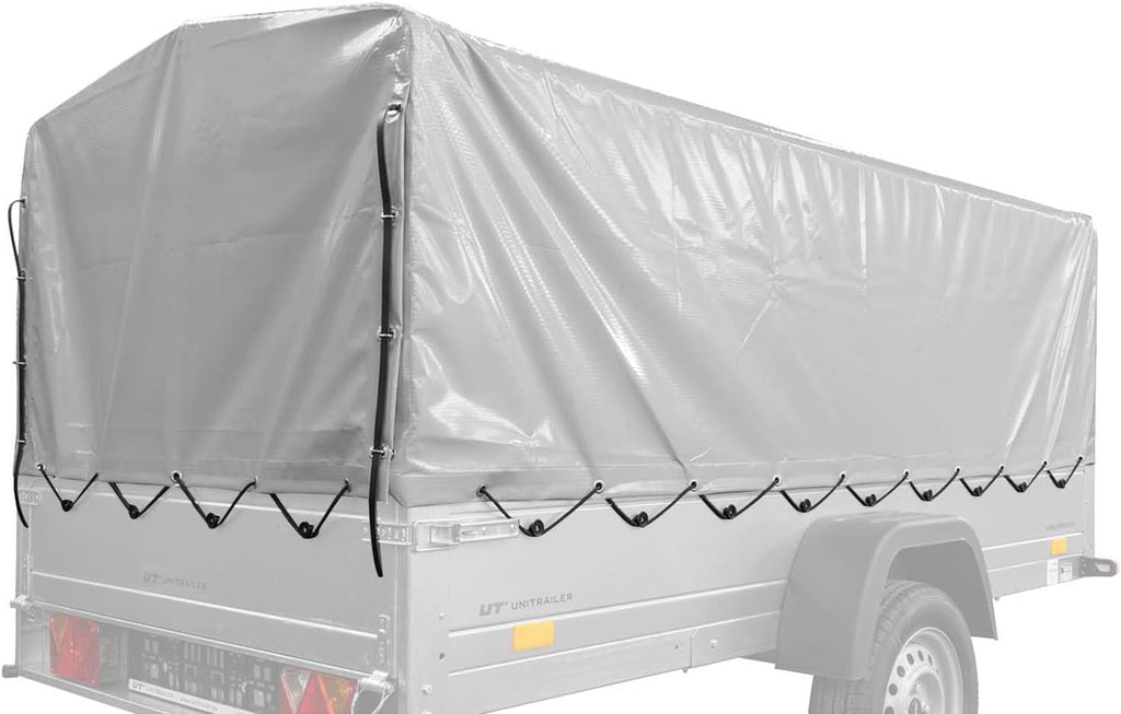 Lona para el chasis, arquillaje h-800 UNITRAILER, lona para el remolque 264x125cm Garden 264 Kipp y Expert Plus 2612