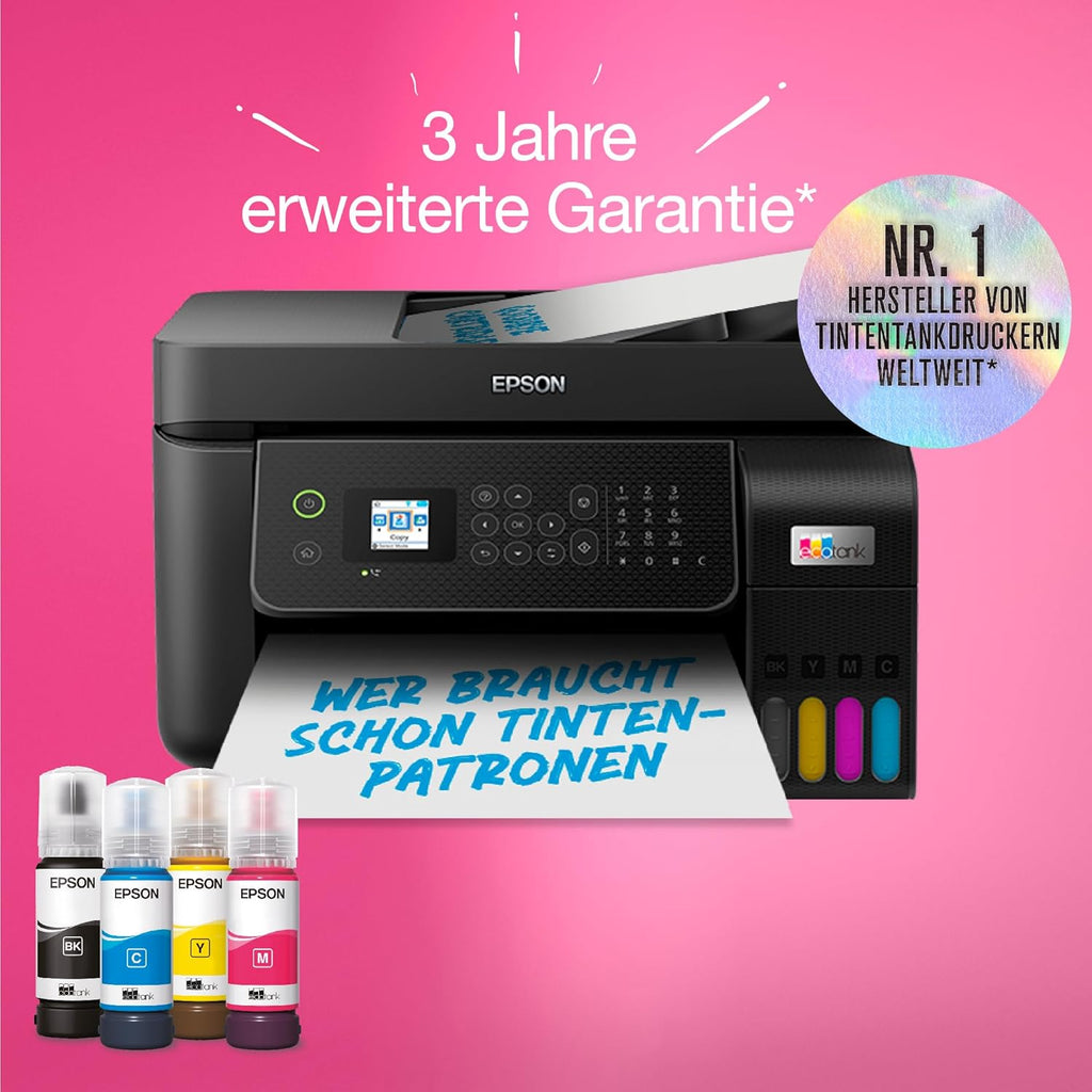 Impresora multifunción de inyección de tinta Epson EcoTank ET-4800 A4 con Wi-Fi, incluye tinta para hasta 3 años