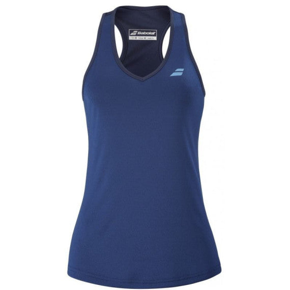 Koszulka tenisowa damska Babolat Play Tank Top estate blue