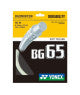 Naciąg do badmintona Yonex BG65 set. 10 m. 0,70 mm. white