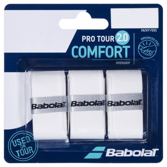 Owijka wierzchnia Babolat Pro Tour 2.0 x3 white